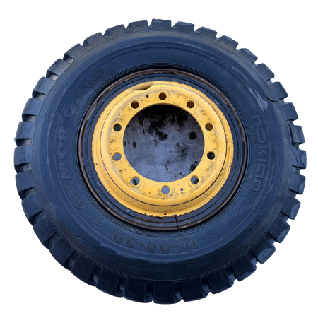 Däck på fälg 10,00-20